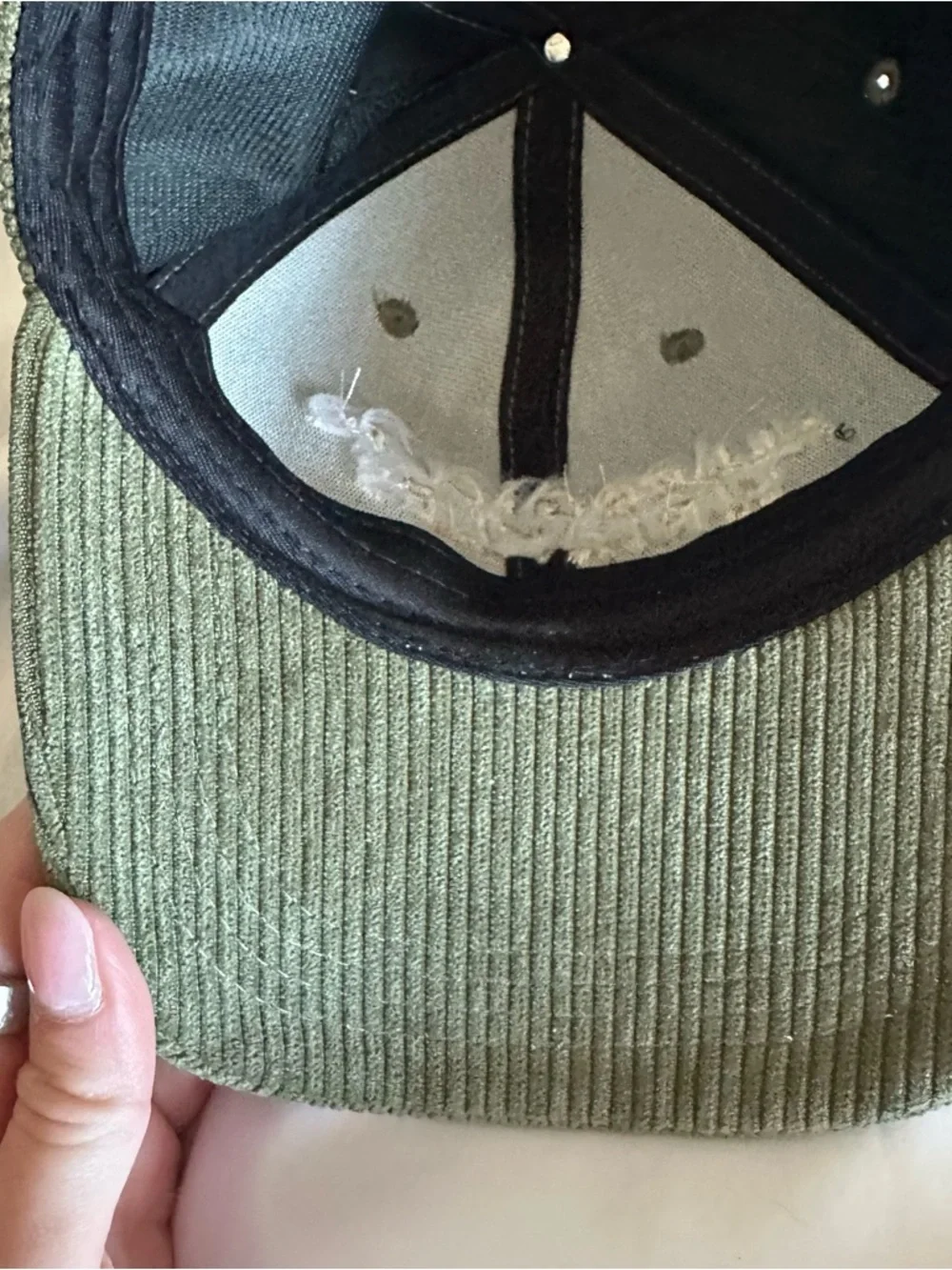 Allergic to Wrinkles Corduroy Hat